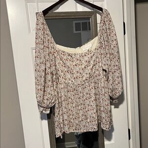 Chic Floral Women's Blouse